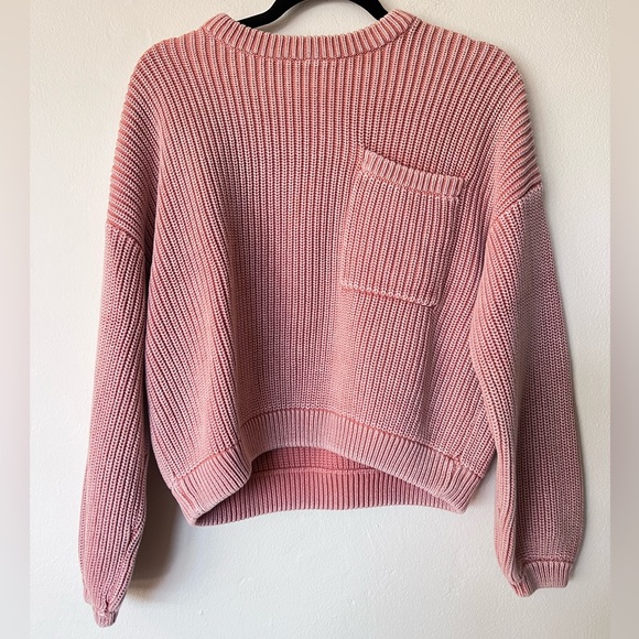 Demylee Sweaters - Anthropologie Demylee Pink Knit Crewneck Sweater - The Grant Sweater